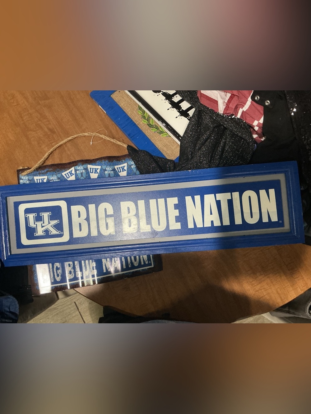 Big Blue Nation Blue Decorative Sign